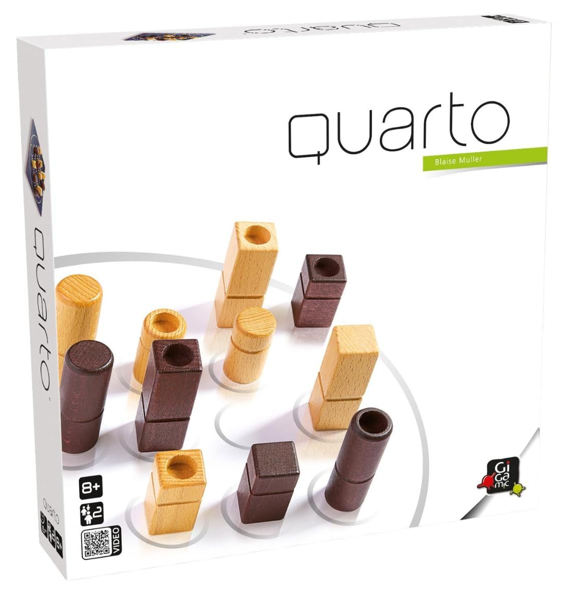 Gigamic Quarto Classic FR 8+ bordspel voor 2 spelers