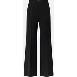 Wide-Leg Hose Schwarz 42