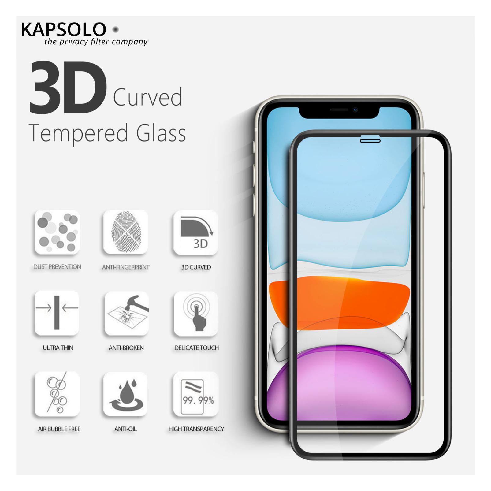 Kapsolo Tempered GLASS iPhone 14 Pro Max Ultimate curved Screen Protection (Apple iPhone 14 Pro Max) (KAP30439)