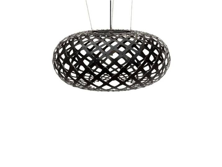 Kina Pendelleuchte Ø 140 cm Schwarz - David Trubridge - Wohnzimmer - Bambus