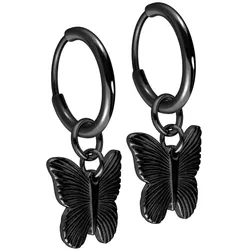 Titan Ohrclicker Creolen SCHMETTERLING