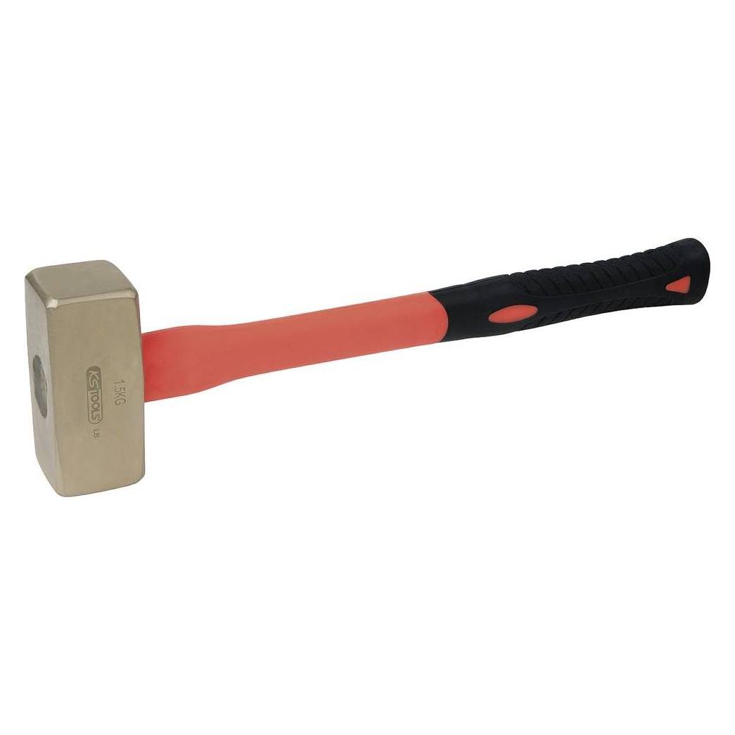 KS Tools BRONZEplus Fäustel, Stielart Fiberglas, 1250 g (1250 g) (963.2062)