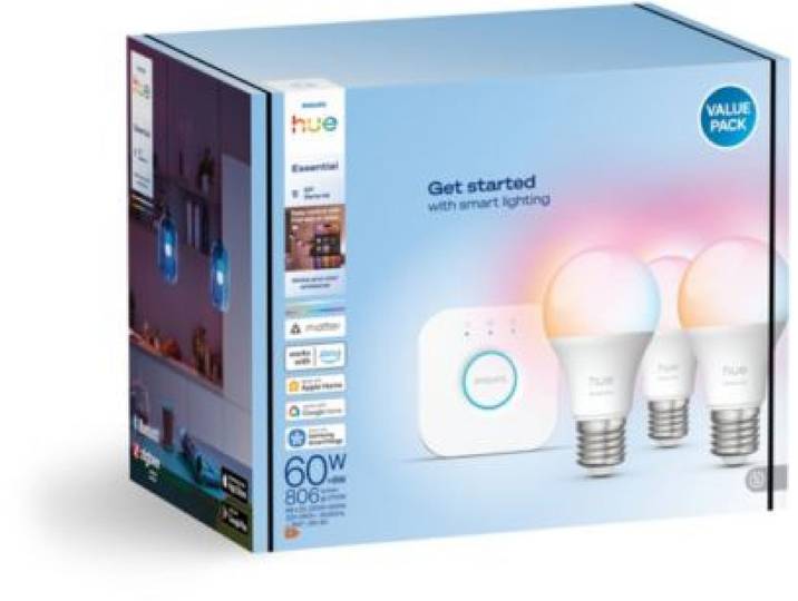 Philips Hue - Pack Essential-3/E27 White&Color A.+Pont V2