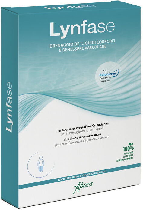 Aboca Lynfase Concentrato Fluido Drenante 12 Flaconcini