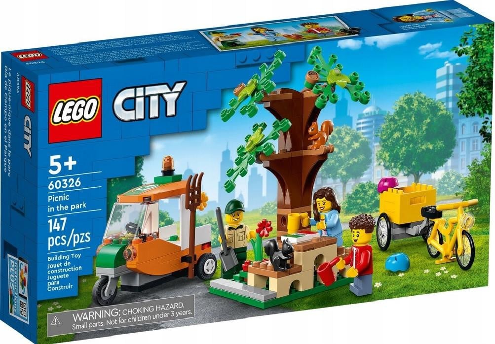 LEGO City Picknick in het park Bouwset voor kinderen vanaf 5 jaar