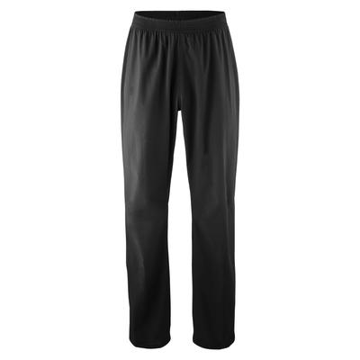 Regenhose GONSO "Essential Rain Pants", Herren, Gr. L, Normalgrößen, schwarz, 100% Polyester, Hosen Regenhose, Unisex wasserdichte Fahrradhose, Radhose ideal als Überhose, Loose Fit