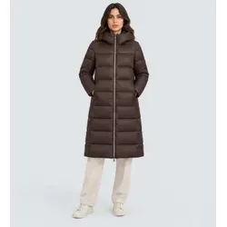 Save The Duck für Damen. D40279W-IRIS21 Brauner Mantel Lysa (S), Lässig, Nylon