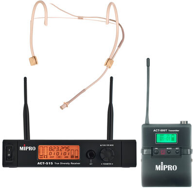 Mipro ACT-500 MU-55HNS Set 8AD Noir
