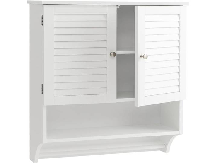 Armoire murale blanche de salle de bain
