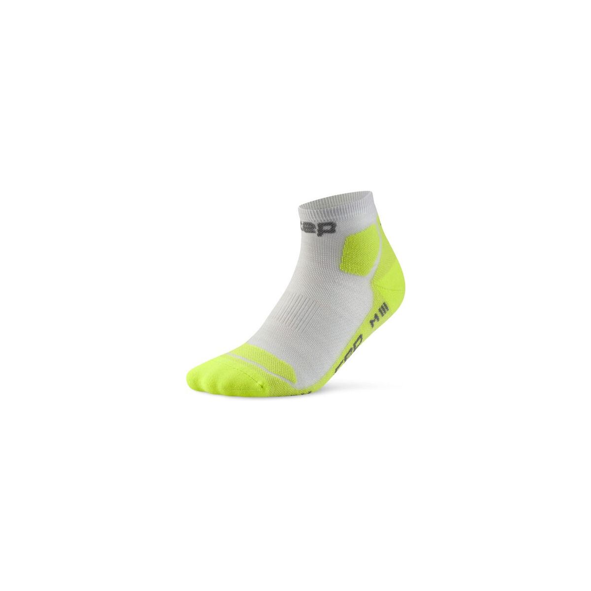 CEP Hiking Light Cushion Socks, Low Cut, Men grey/acid lime (989) IV WP8ALS3