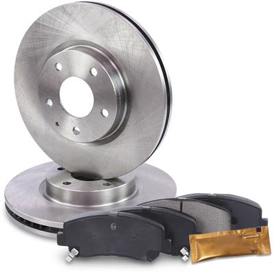 Bestprice Bremsscheiben + Bremsbeläge Vorderachse [Hersteller-Nr. 40398307] für Mazda