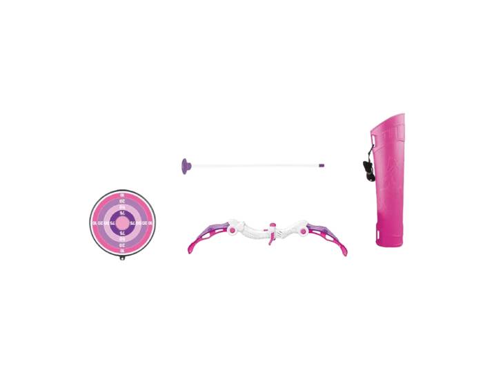 Ensemble arc et flèches de tir à l'arc pour filles avec son et lumière, kit de jouets ABS+PP avec illumination et sons