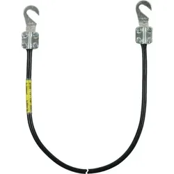 Dehn Erdungsleitung 16qmm, L5,0m schwarz EL16L5.05M 2KSO 8.10