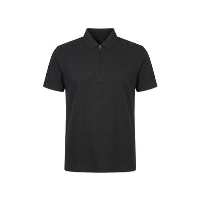 Poloshirt KLEINIGKEIT "Kleinigkeit Edel Tawil Shirt", Herren, Gr. L, schwarz, 100% Baumwolle, unifarben, normal, amerikanischer Ausschnitt, Shirts