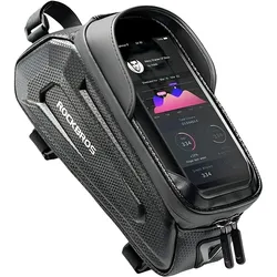 Rockbros Gepanzerte Fahrradtasche B68-1 – Fahrradtasche wasserdicht, Smartphone Fahrradtasche, Fahrrad Halterung