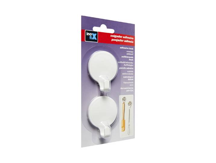 Inofix Klebehaken Mattweiss