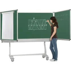 Federzugtafel aus Stahl, grün