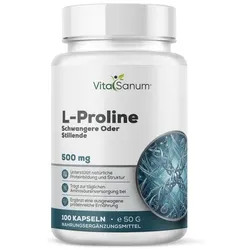 VitaSanum® – L-Prolin – 1000 mg Tagesportion (2 Kapseln)