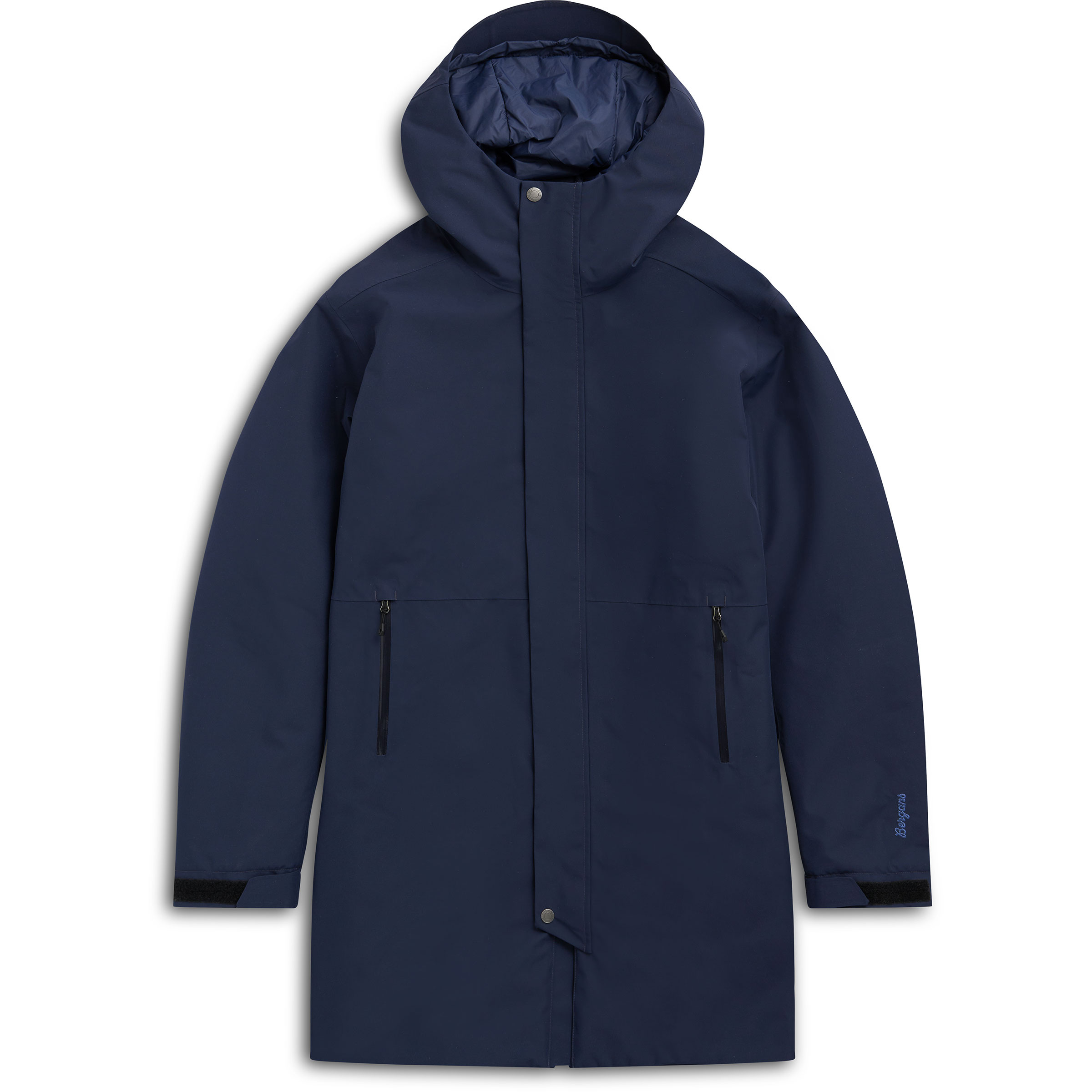 Bergans Urban Insulated Shell Mantel Herren Winterjacke blau Größe S Lifestyle Elastisch Wasserabweisend