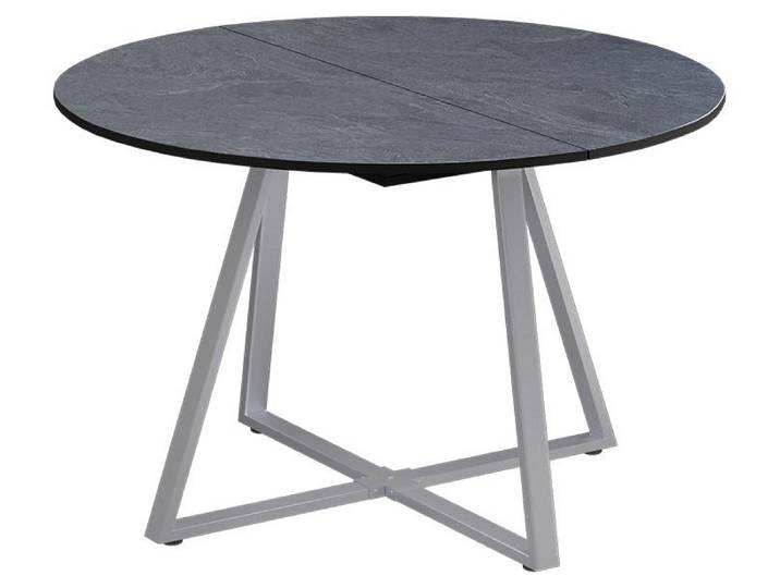 Esstisch Vicco Loyd Anthrazit/Grau 120-160 x 120 cm ausziehbar, Model 59379