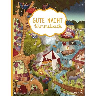 Gute Nacht Wimmelbuch, Gebundene Ausgabe von , Adrian & wimmelbuchverlag, 978-3-948638-55-9