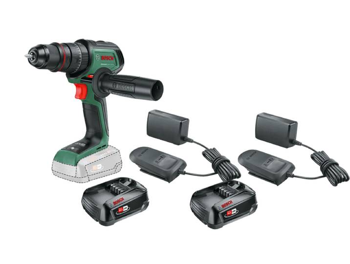Bosch AdvancedImpact 18V-80 2,5 Ah Accu (2x) Starterspakket