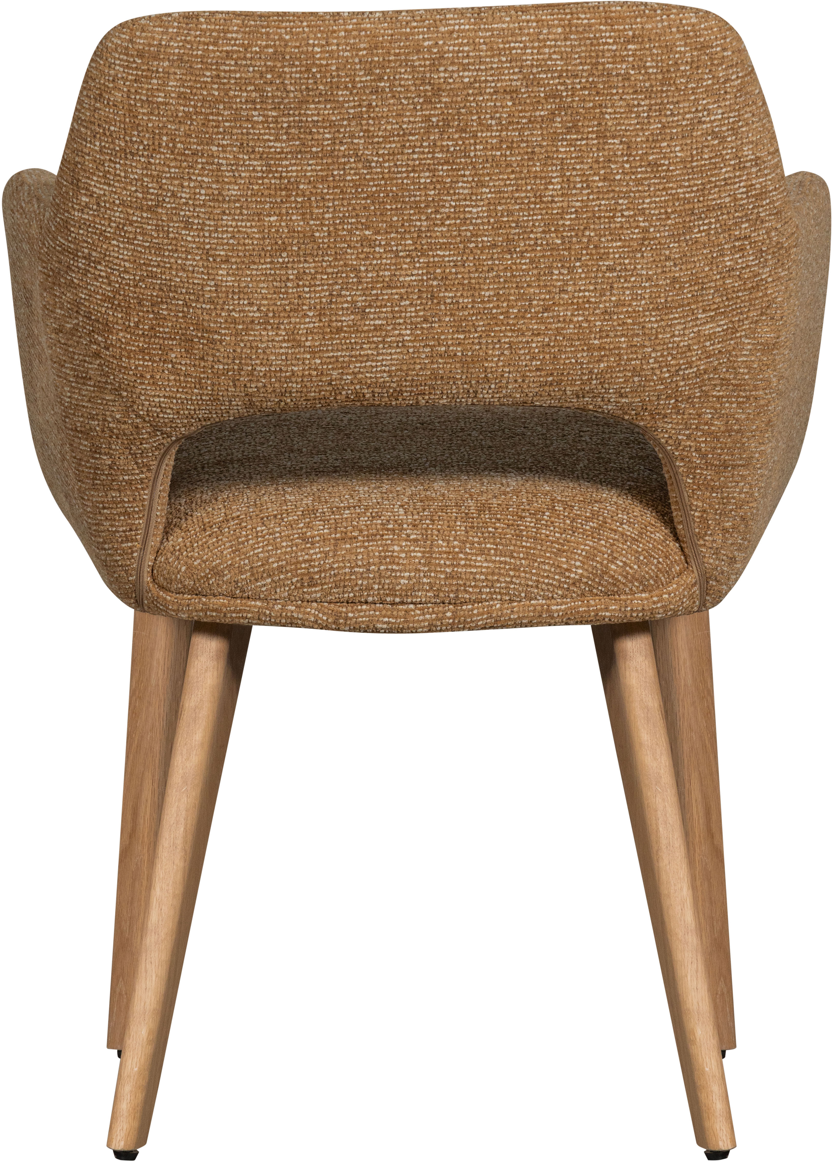 Esszimmerstuhl WOOOD, braun (gelb), H:86cm, Stühle, Esszimmerstuhl gelb B/H/T: 86cm, heller Fuss