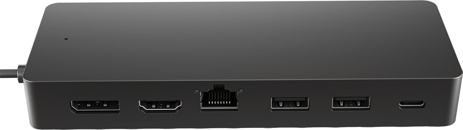 HP Universele USB-C multiport adapter dockingstation met HDMI, DisplayPort, RJ-45 en USB 3.2, Zwart