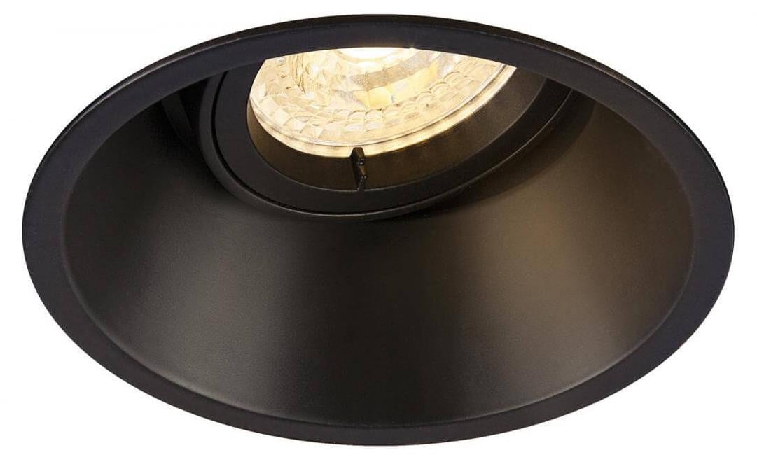 SLV Horn Inbouwspot GU10 Rond Matzwart