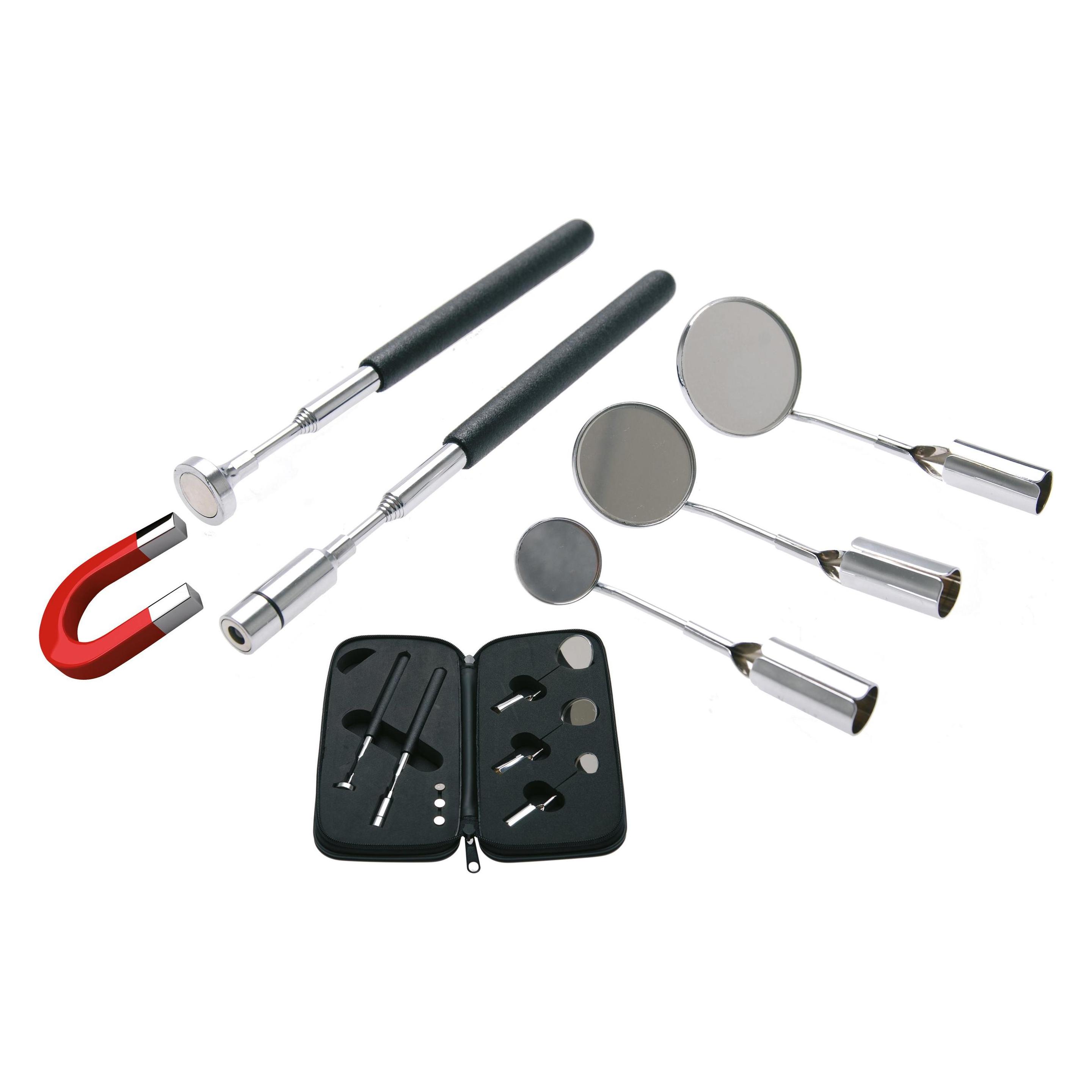 BGS LED-Magnetheber- und Inspektionsspiegel-Satz (3095)