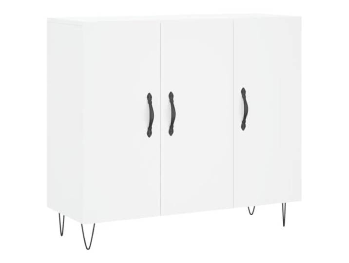 vidaXL Sideboard Weiß 90x34x80 cm Holzwerkstoff