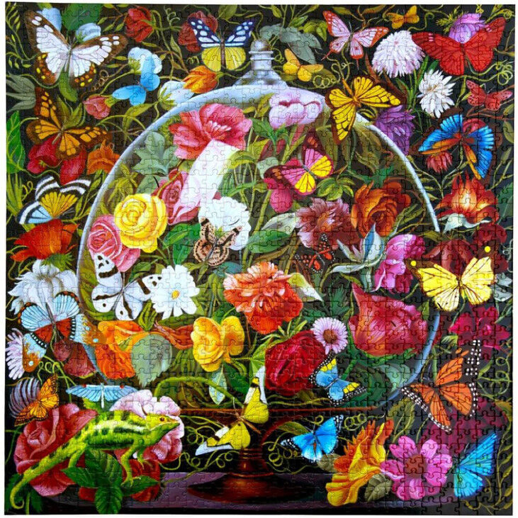 Puzzle 1000 pcs Butterfly Still Life - Eeboo