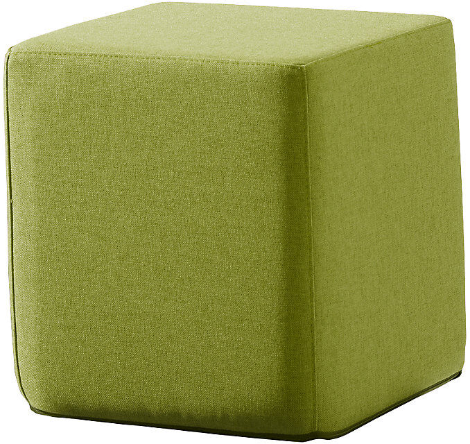 kaiserkraft Sitzwürfel SITTING, HxBxT 420 x 400 x 400 mm, grün