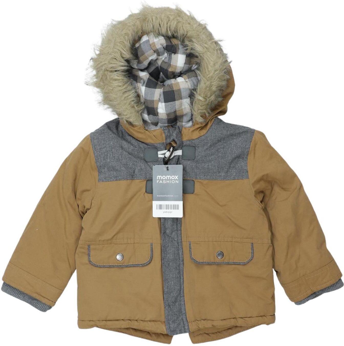 Okaidi Mädchen Jacke oder Mantel, Mehrfarbig, Gr. EU 86, Synthetik / Baumwolle - Second Hand