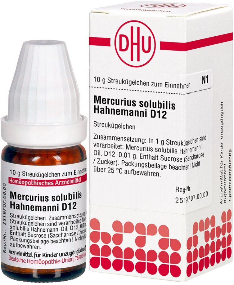 DHU Mercurius Solub. D12 Globuli Hahnemann