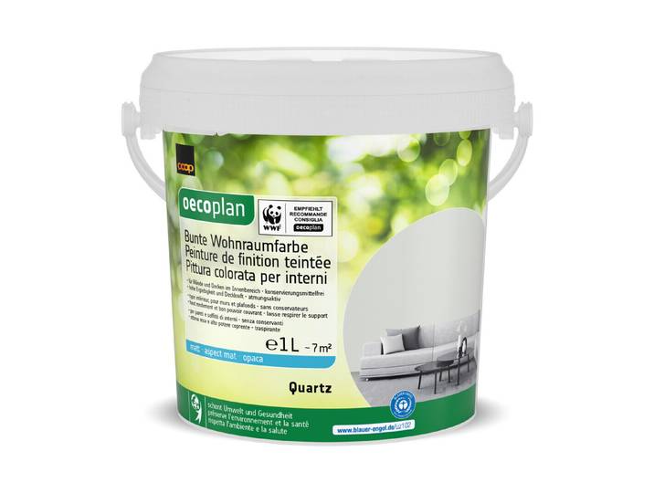 Bunte Wohnraumfarbe Quartz 1L