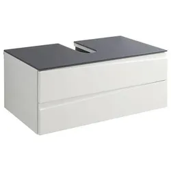 Waschbeckenunterschrank Shape Weiß/Grau