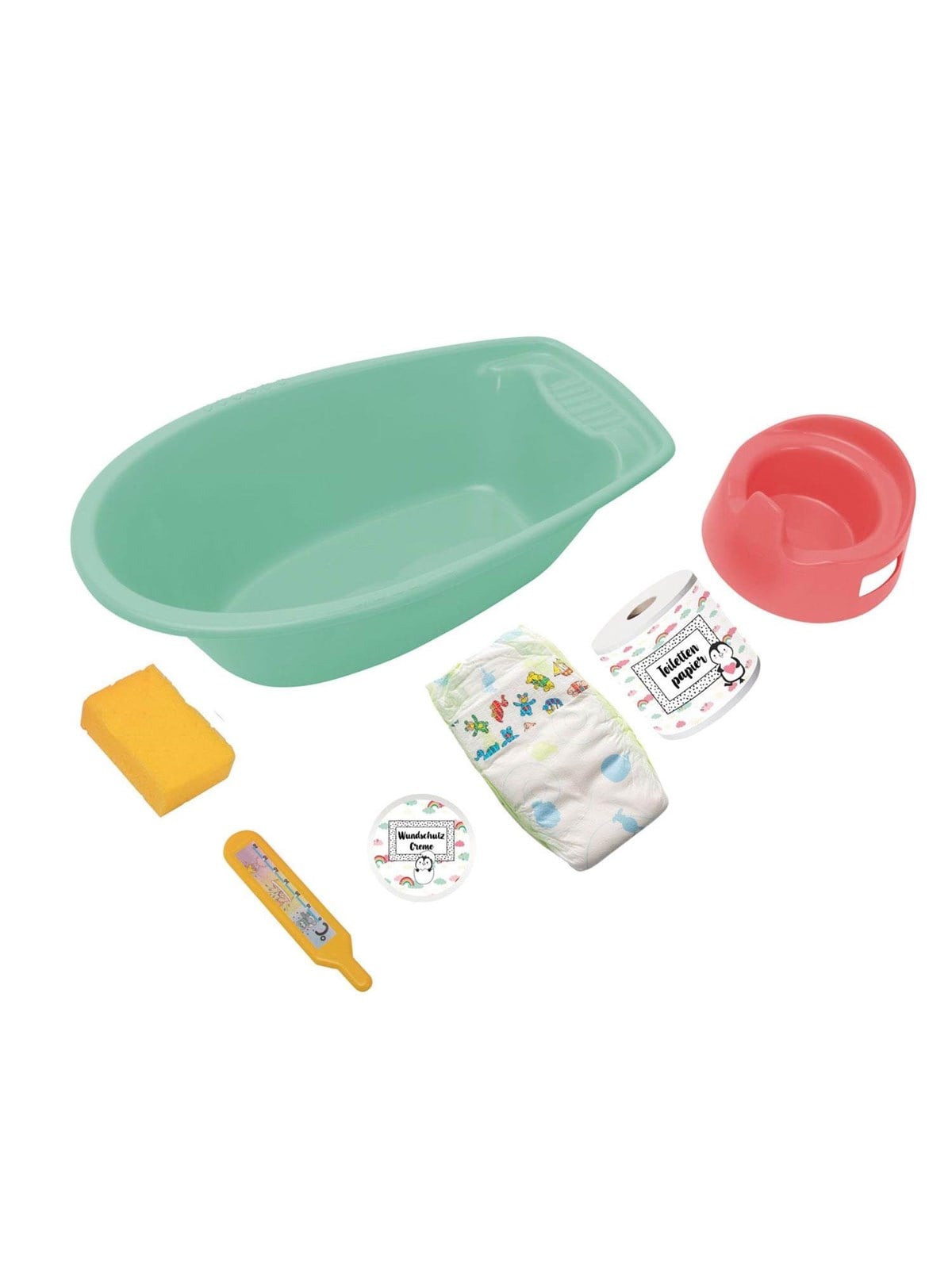 Heless Penguin Doll Pool with Accessories