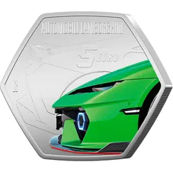 Offizielles 3er-Silbermünzen-Set Lamborghini