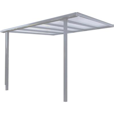 Terrassendach BECKMANN "TREND Gr. 2", weiß, B:312cm T:300cm, Aluminium, Kunststoff, Terrassenüberdachungen