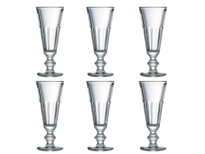 La Rochère Verre à champagne Perigord 16 cl, lot de 6 Transparent