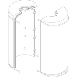 BOSCH Ersatzteil TTNR: 7735501792 Wärmeschutz Speicher 1300.6 d:900 everp