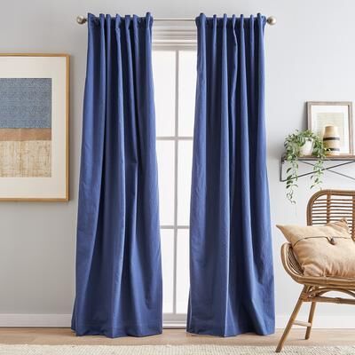 Peri Home Sanctuary Back Tab Lined Curtain Panel Pair