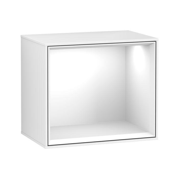 Villeroy und Boch Finion Regalmodul FD10GFGF 41,8x35,6x27cm, Regal Glossy White, Glossy white lacquer