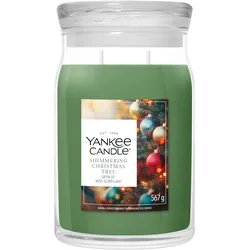 Shimmering Christmas Tree Signature Large Jar 567g 2-Docht