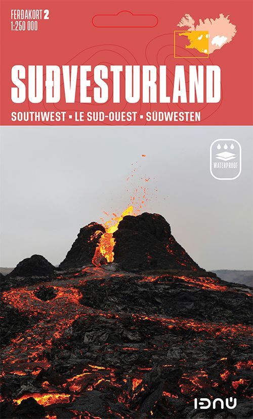 Carte routière n° 2 - Islande Sud-Ouest   Idnu