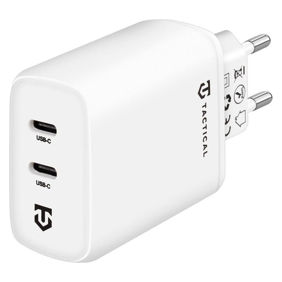 Tactical Base Plug Dual 40W White (40 W, 2 Ports) (8596311235771)