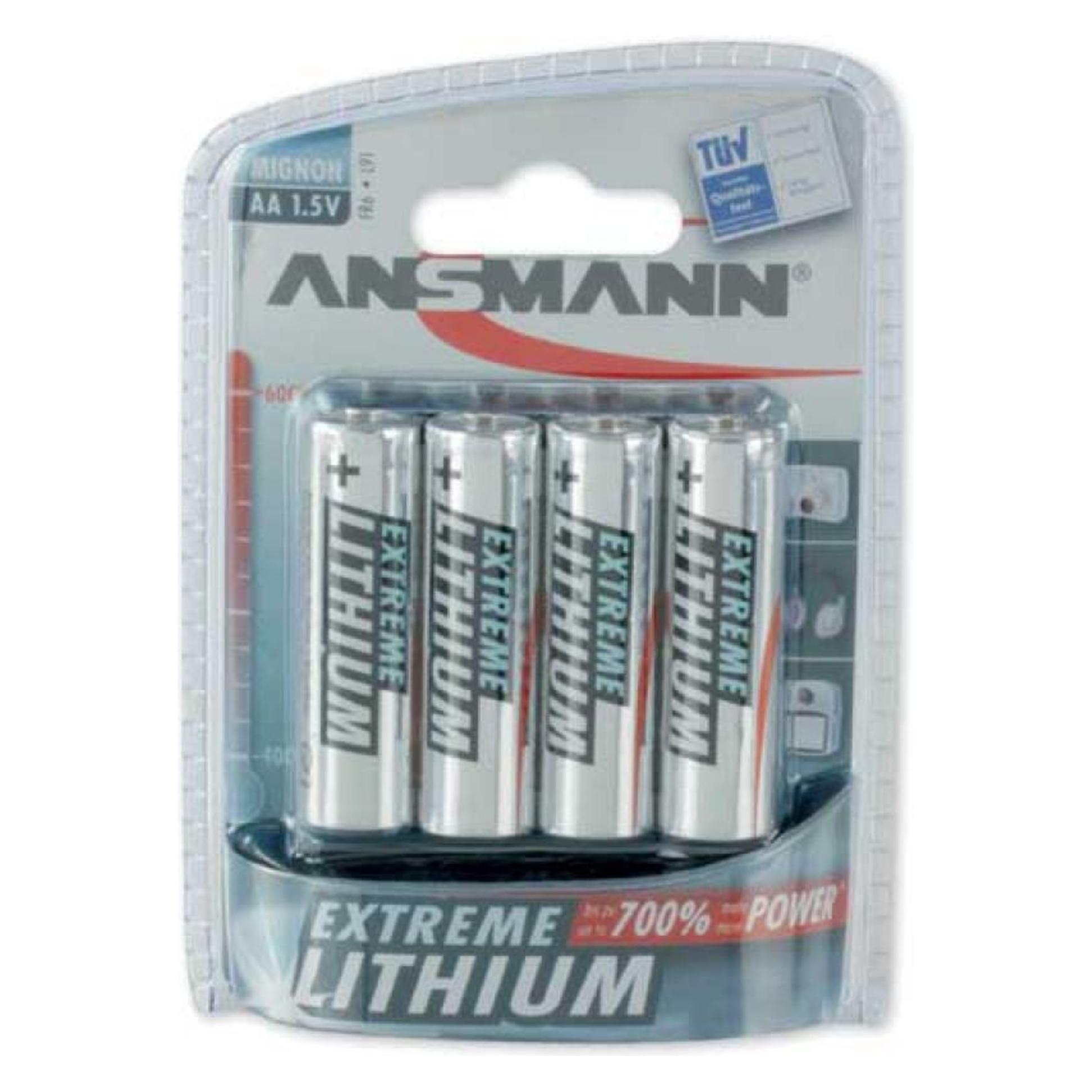 Ansmann Extreme Lithium (4 Stk., AA, 2850 mAh) (1512-0002)