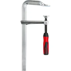 BESSEY Original Ganzstahl-Schraubzwinge GZ mit 2-Komponenten-Kunststoffgriff - GZ50-12-2K