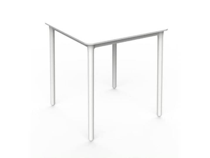 Table - RESOL - MARSELLA - 70x70 cm - Blanc - Design léger et amovible